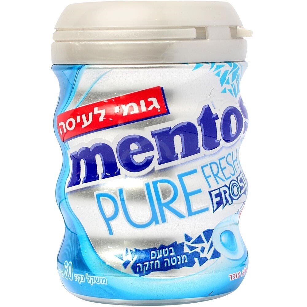 Mentos Pure Fresh Sugar-Free Cherry Gum – 6 Bottles X 30 Pieces, Dutch Import-978657
