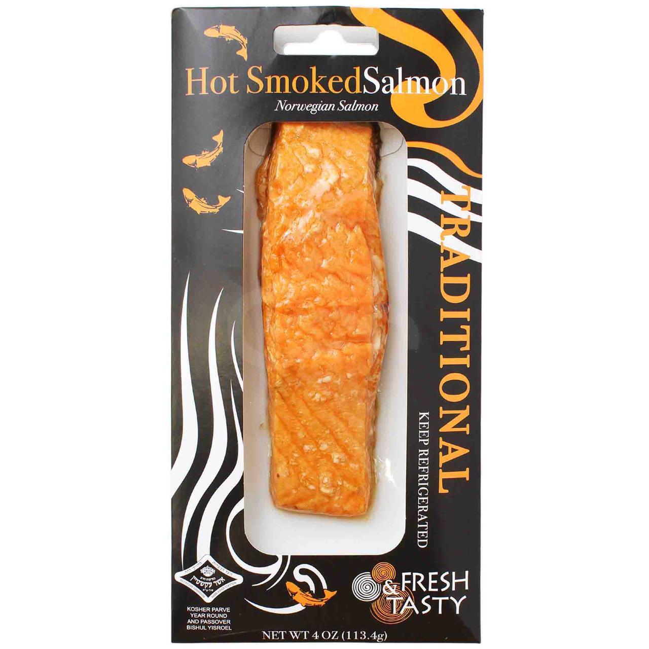 Fresh Tasty Hot Smoked Nova Salmon Oz Kosher Kingdom Miami